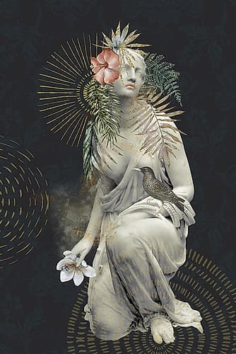 Tribute To the Delicate Strength of Women Iii Art Print