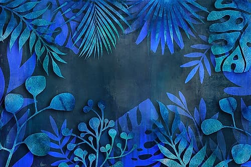 Abstract Botanical No1 Art Print