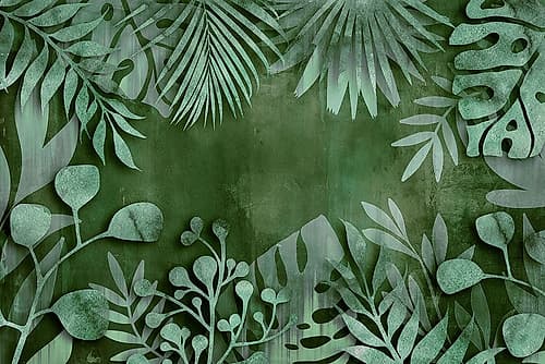 Abstract Botanical No2 Art Print