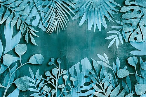 Abstract Botanical No3 Art Print