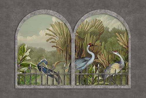 Cranes No1 Art Print