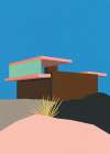 Kaufmann Desert House Art Print by Rosi Feist