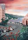 Monaco Circuit Art Print