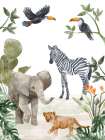 Jungle Babies Art Print