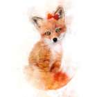 Baby Fox Art Print