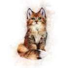 Baby Cat Art Print