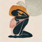 Lady Art Print