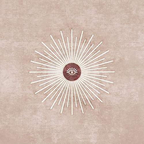 Bej Japon Sun Art Print