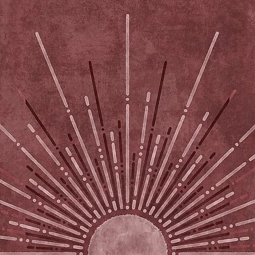 Visne Up Sun Minimalist Print