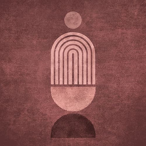 Rainbow Gate Vazo Minimalist Print