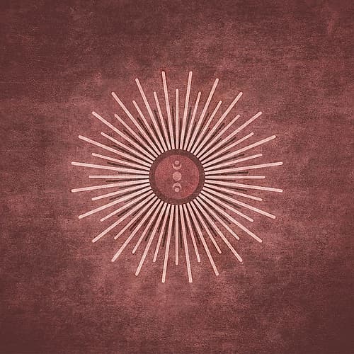 Morning Sun Visne Minimalist Print
