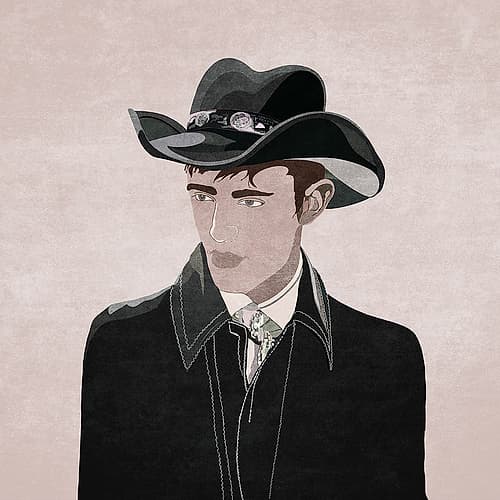 Kibar Cowboy Art Print
