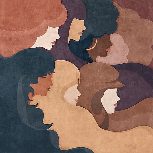 Absctract Womens Abstract Art Print