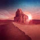 Shiprock Art Print