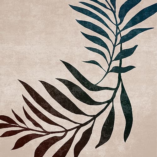 Twisted Palm Leaf Art Print
