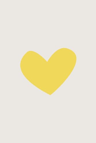 Heart Yellow Games and Sports Print