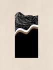 White Wave Art No.2 Art Print