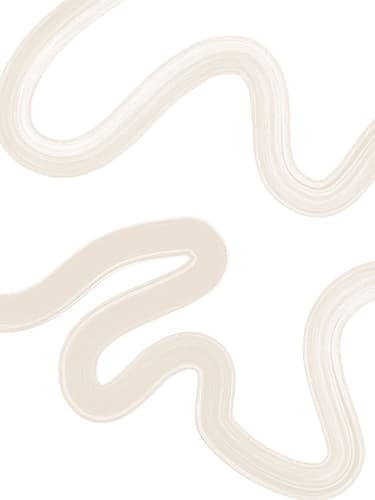 Beige Brush Stroke Poster No.1 Art Print