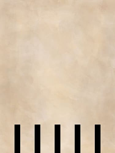 Beige Geometric Painting Art Print