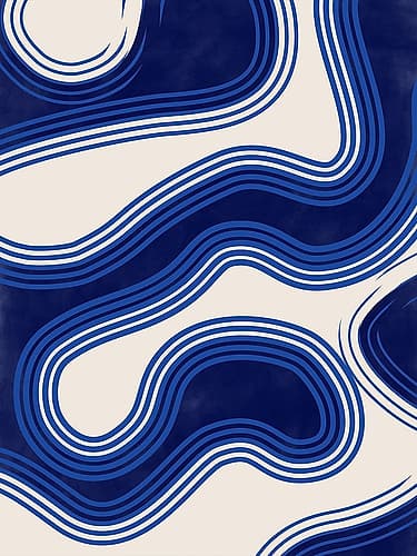 3X4 Aspectratio  Indigo6 Art Print