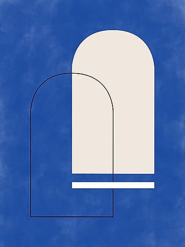 3X4 Aspectratio  Indigo13 Art Print