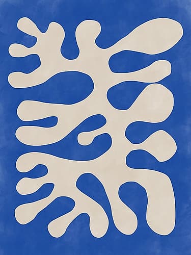 3X4 Aspectratio  Indigo16 Art Print