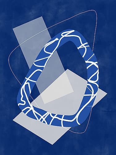 3X4 Aspectratio  Indigo22 Art Print