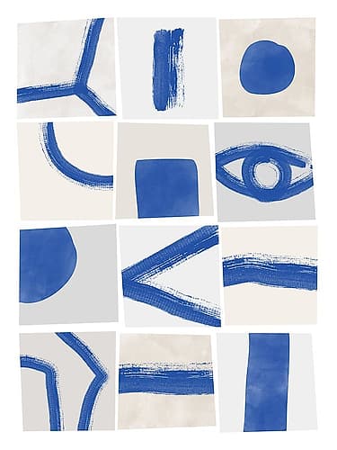 3X4 Aspectratio  Indigo24 Art Print