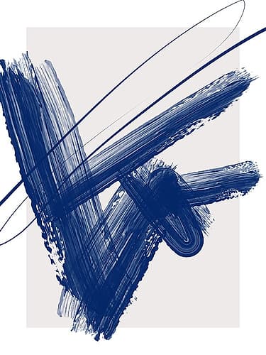 3X4 Aspectratio  Indigo26 Art Print