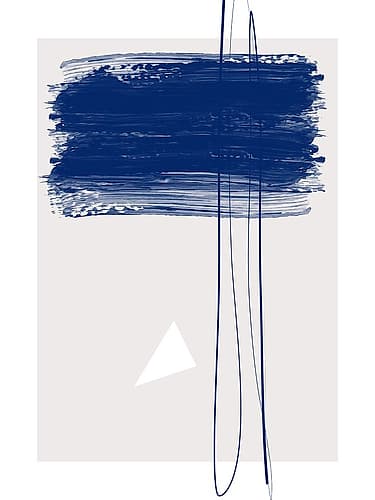3X4 Aspectratio  Indigo27 Art Print