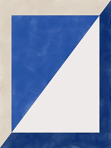 3X4 Aspectratio  Indigo31 Art Print