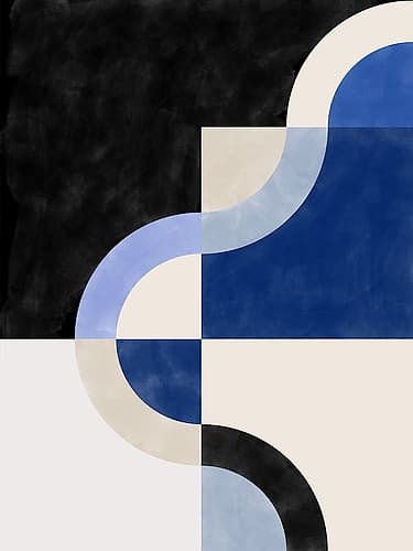 3X4 Aspectratio  Indigo40 Art Print