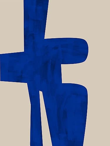 3X4 Aspectratio  Indigo62 Art Print