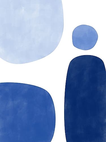 3X4 Aspectratio  Indigo65 Art Print