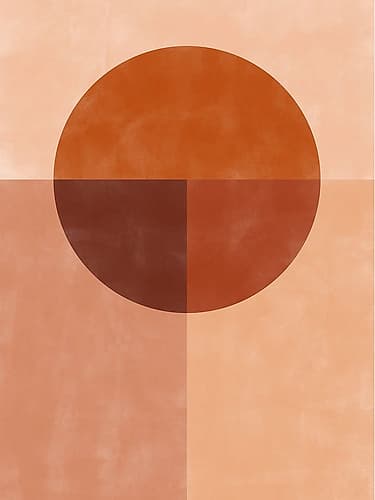 3X4 Aspectratioterracotta39 Minimalist Print