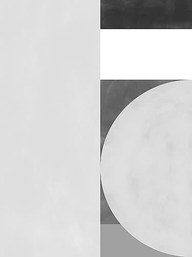 3X4 Aspectratioblackawhite45 Minimalist Print