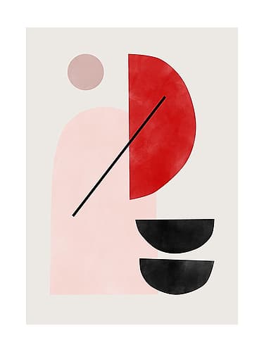 3X4 Aspectratiored20 Minimalist Print