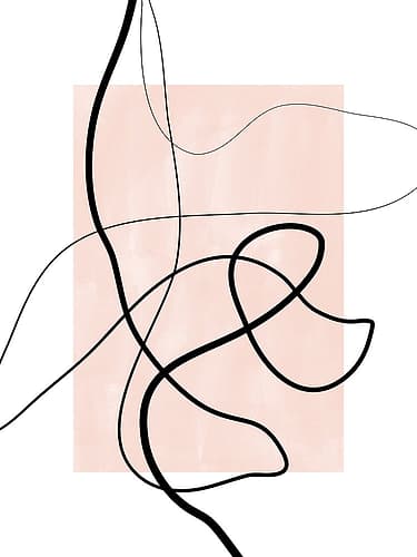 3X4 Aspectratiosoftpink5 Abstract Art Print