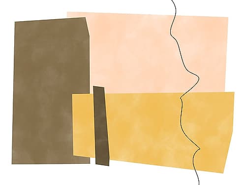 3X4 Aspectratioabstractyellow19 Art Print