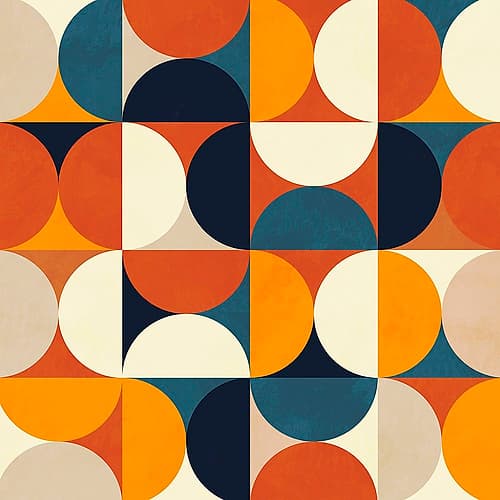 Geometry New12 Rougeatre Art Print