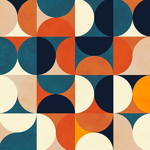 Geometry New12 Marron Minimalist Print