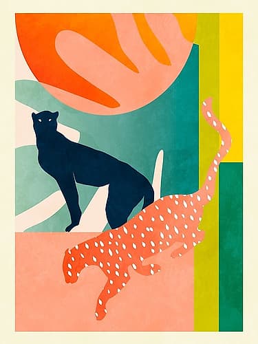 Spaces Leo Kopie Art Print