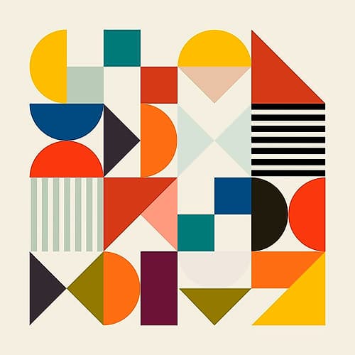 Shapes Minimal Art Print