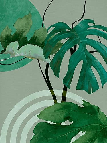 Leaves More 12 Kopie Art Print