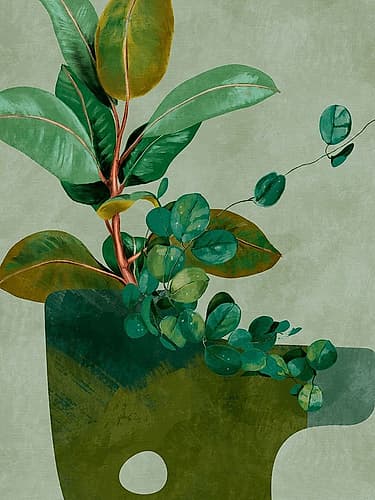 Leaves More 12 Art Print