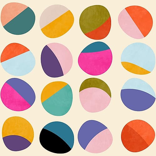 Pattern3 Mid Bunt 6 Kopie Art Print