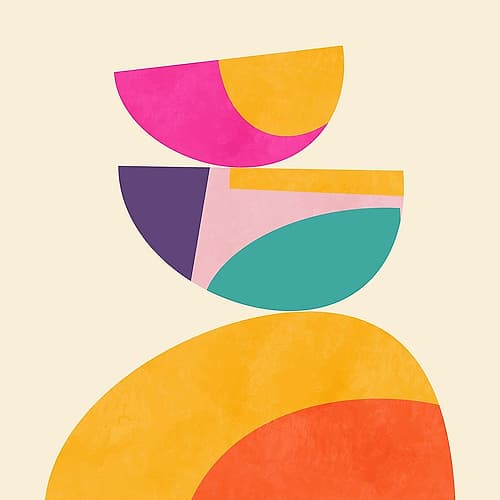 Pattern3 Mid Bunt 4 Art Print