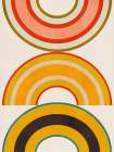 Rainbow Suns 6 Art Print
