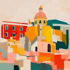 Procida Italy Kopie Art Print