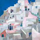 Santorini7x7 Art Print